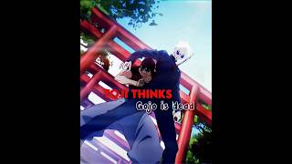 Toji Thinks Gojo is Dead whysally AMV jujitsu Kaisen  anime edit gojosatoru [upl. by Bertrand]