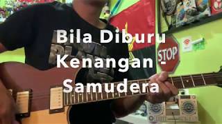 Bila Diburu Kenangan Samudera  Guitar Solo Cover amp Tutorial [upl. by Anelegna]