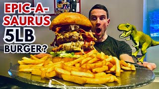 THE UNDEFEATED GIANT EPICASAURUS BURGER CHALLENGE  The Trip To Spokane Washington  Part 1 [upl. by Stelle]