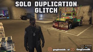 EASY SOLO CAR DUPLICATION GLITCH IN GTA 5 ONLINE [upl. by Natloz]