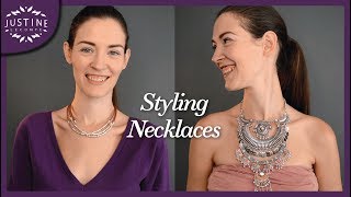 How to style statement necklaces  quotParisian chicquot  Justine Leconte [upl. by Smart]