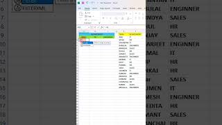 How to Use Filter Function In Excel  shorts short  excel tricks  excel l Avision Tech Hindi [upl. by Enerual99]