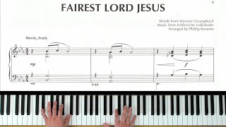 Fairest Lord Jesus  Jazz piano hymn [upl. by Cathleen]