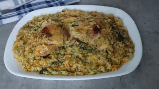 Pilaf de orez cu carne de pui  Cea mai simpla reteta  Maria Popescu [upl. by Michiko116]