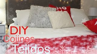 DIY COJINES TEJIDOS  CROCHET PILLOWS COJINES DECORATIVOS [upl. by Cedar]