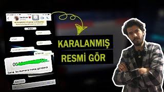 KARALANAN MESAJI GÖRME  karalanan fotoğrafı görme  karalanan yazıyı okumak  çizilen yazıyı görme [upl. by Cas]