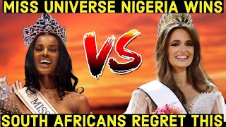 OMG SOUTH AFRICANS CRYING AFTER CHIDINMA MISS NIGERIA WINS 1st RUNNER UP OF MISS UNIVERSE 2024 [upl. by Eldoria]