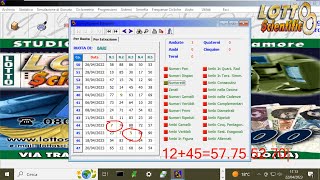 REGALO metodino i NUMERETTI  Lotto analisi statistica settimana dal 22 al 29 aprile [upl. by Eisned749]