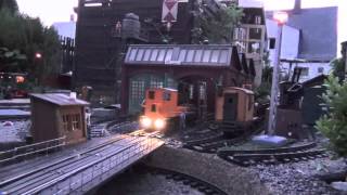 Eisenbahnromantik auf unserer LGB Gartenbahn  Teil 2  Abenddämmerung [upl. by Siegler]