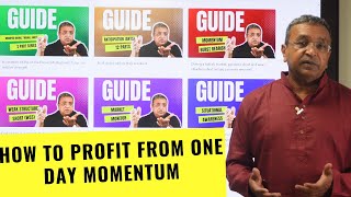 How to make money using one day momentum [upl. by Ahsekal]