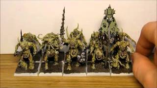 How To Paint Chaos Daemons  Plaguebearers of Nurgle [upl. by Obmar]