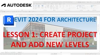 how to create a project and Add levels  revit autodesk [upl. by Guenevere]