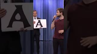 watch DANIEL RADCLIFFE rap “alphabetic Aerobics” celebrities [upl. by Nimrak]