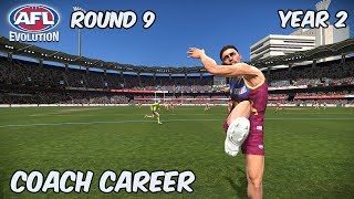 SEASON DEFINING GAME  AFL Evolution Coach Career  Round 9 Year 2 [upl. by Helbonia]