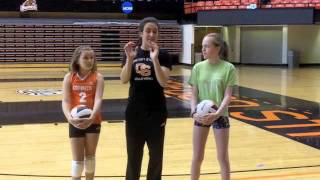 The Basics of Volleyball  Setting [upl. by Leiba]