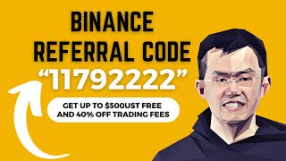 Binance referral id code bonus optional sign up free [upl. by Farr]