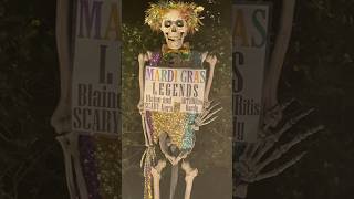 Mardi Gras legends are here at the Skeleton House in New Orleans for Halloween halloween shorts [upl. by Ellary]