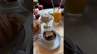 Breakfast at Cafe Carette paris france breakfast travel travelvlog [upl. by Sebastian890]