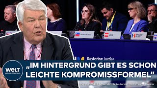 UKRAINE FRIEDENSKONFERENZ Anzeichen von Kompromiss ExGeneral hofft auf neue Phase der Diplomatie [upl. by Schroeder]