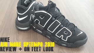 Nike Air More Uptempo 2016 Review  On Feet Look [upl. by Eskil]