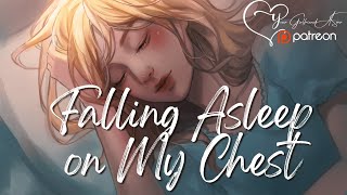 ASMR Falling Asleep on Your Girlfriends Chest Longer Sleepaid CuddlesGF Roleplay [upl. by Yecal]