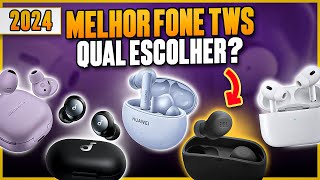 Qual FONE BLUETOOTH TWS Comprar em 2024 5 Modelos MAIS VENDIDOS e POTENTES  Fones de Ouvido TWS [upl. by Aleil]