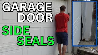 Easy Garage Door Side Seal Installation [upl. by Wilson]