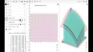 illustrating double integral with Geogebra [upl. by Assiluy421]