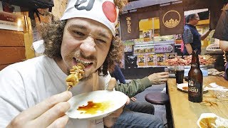 Probando comida callejera en JAPÓN 🇯🇵 [upl. by Shultz]