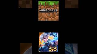 Minecraft vs Mobile legends🤗shorts [upl. by Fancy884]