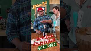 ANDRÉ KITCHEN TIP How to open a bottle of sparkling wine aka champagne 🥂 ANDRÉ MACK [upl. by Alyce]