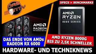 AMD Ryzen 8000G Specs  Benchmarks  Radeon RX 6000 Ende  RX 7900 GRE endlich zum Traumpreis  News [upl. by Caleb851]