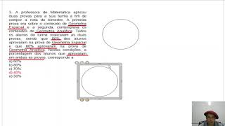 UCPel 2021 Questão 3  A professora de Matemática aplicou duas provas para a sua turma a fim de [upl. by Blood]
