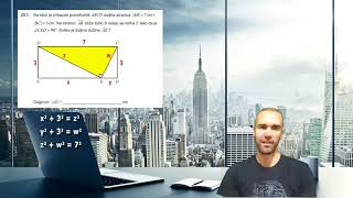 Matura 2019 matematika A i B razina  zadatak 251 Pitagorin poučak [upl. by Rickert]