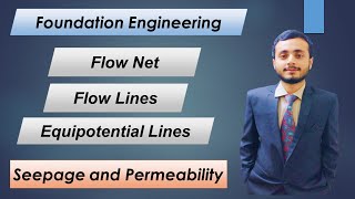 Flow Net  Flow lines and Equipotential lines  Soil Mechanics  Geotechnical Engineering Part1 [upl. by Jacy]