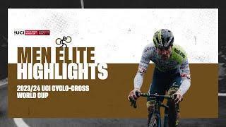 Flamanville  Men Elite Highlights  202324 UCI Cyclocross World Cup [upl. by Amron]