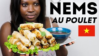 Comment Faire des NEMS au POULET 🇻🇳 Cuisine Vietnamienne SAUCE NEM [upl. by Oivaf]