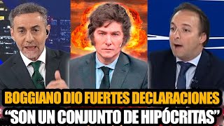 BOGGIANO DIO FUERTES DECLARACIONES CON MAJUL quotSON UNOS HIPÓCRITAS CONTRA MILEIquot [upl. by Way171]