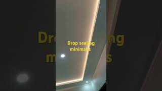 Plafon gypsum drop sealing minimalis [upl. by Ahsinawt]