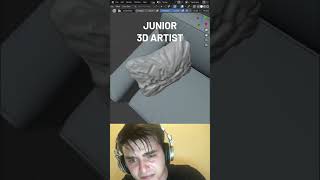 Noob Vs Pro Artist In blender blender3dartist blendercommunity b3d blender blendertutorial [upl. by Bogey]