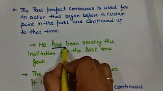 past perfect continuous tense examples  English grammar [upl. by Orecul]