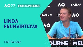 Linda Fruhvirtova Press Conference  Australian Open 2023 First Round [upl. by Napoleon91]