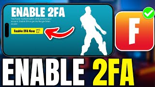 How To Enable 2FA Fortnite On Mobile 2024  iPhone amp Android [upl. by Havelock]