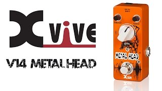 Xvive V14 Metal Head Pedal Demo by Glenn DeLaune [upl. by Ynnob676]