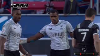 Fiji vs New Zealand Rugby Sevens  Rugby 7s Las Vegas [upl. by Ardnasela395]