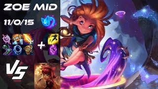 MID Zoe vs Annie  NA Challenger Patch 1423 [upl. by Allenad183]