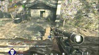 Call of Duty World at War Springfield NoScope Montage [upl. by Eryn509]