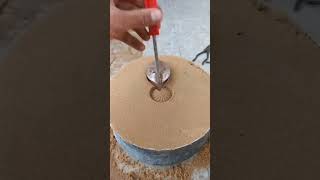 Sand casting process demonstrated [upl. by Aynnat]