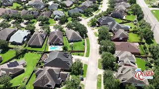 Silver Lake Subdivision Drone Flyover Pearland TX [upl. by Terrel]