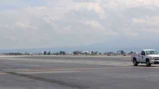 Interjet Sukhoi SSJ Landing at Toluca MMTOTLC VuelaToluca [upl. by Erek]